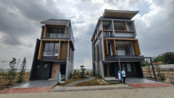 Rumah bergaya Japanese minimalist di Seion Tangerang, Pasar Kemis, Kabupaten Tangerang.
