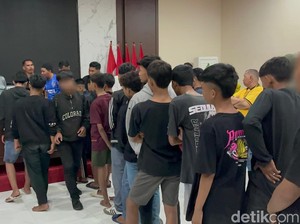Cegah Anarki, Polisi Amankan 49 Pelajar dan Pemuda di Kota Mojokerto