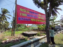 Warga Karangwuni Kulon Progo Ramai-ramai Pasang Spanduk Protes Proyek JJLS