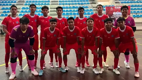 Tim futsal Porprov Denpasar melaju ke final Porprov Bali 2025, Selasa (2/9/2025). (Istimewa)