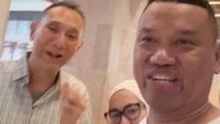 Mereka mem-posting video dalam Instagram Stories miliknya bersama Jusuf Hamka. Foto: dok instagram Uya Kuya