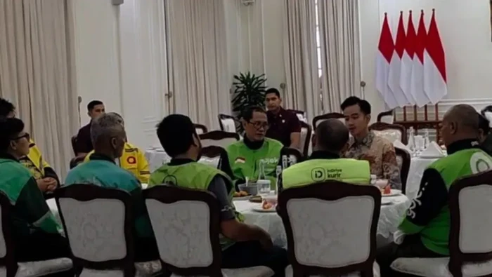 Wapres Gibran dan perwakilan ojol