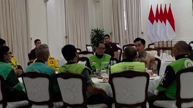 Wapres Gibran dan perwakilan ojol