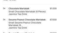 @colonelyjm asal Filipina memesan martabak cokelat, kacang, dan keju dari Martabak Pizza Orins Sudirman. Sajian manis ini jadi hadiah berkesan bagi driver ojol. Foto: X