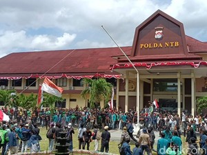6 Terduga Pelaku Perusakan Mapolda NTB Ditangkap!