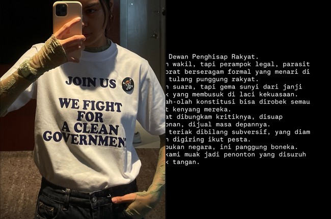 Artis suarakan keadaan RI