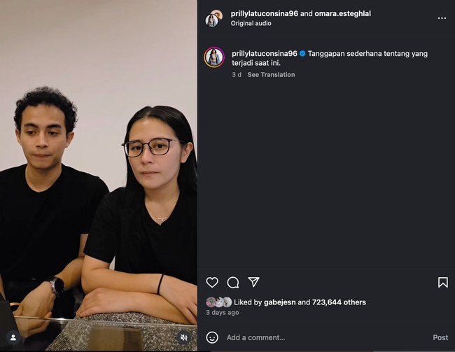 Artis suarakan keadaan RI