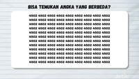 Sekilas semua terlihat sama, 4502 di mana-mana. Tapi coba perhatikan lebih teliti, ada dua angka yang berbeda. Sudah bisa menemukannya? (Foto: detikhealth/Suci Risanti Rahmadania).