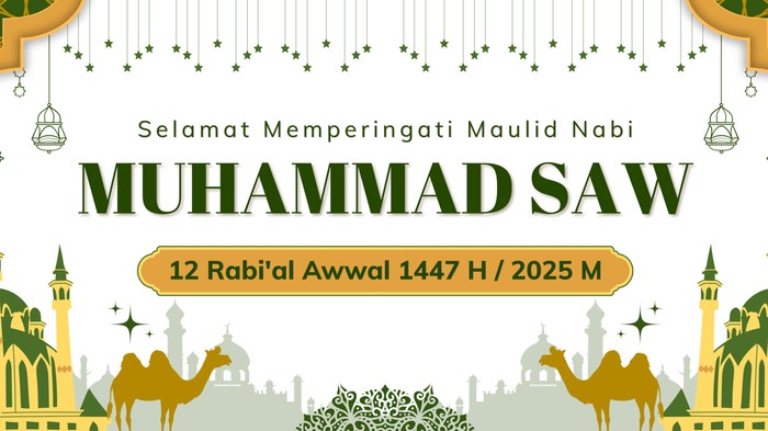 Banner Maulid Nabi 2025 yang Gratis, Islami, Kreatif, dan Berkesan