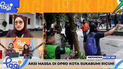 Video: Aksi Massa di DPRD Kota Sukabumi Ricuh!