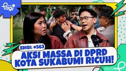 Video: Aksi Massa di DPRD Kota Sukabumi Ricuh!