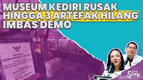 Video: Museum Kediri Jadi Korban Penjarahan Saat Demo di Jawa Timur