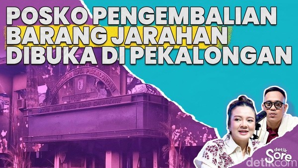 Video: Reaksi Warga Soal Posko Pengembalian Barang Jarahan di Pekalongan