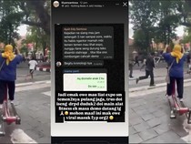 Viral Emak-emak Asyik Olahraga Saat Massa Demo Berhamburan di Purwodadi, Ini Sosoknya