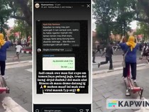 Viral Emak-emak Fitness Saat Demo, Ingatkan Video Aerobik di Tengah Kudeta Myanmar