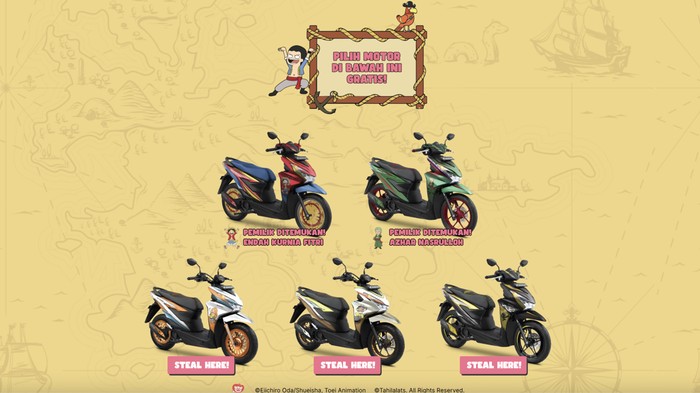 Honda BeAT Edisi One Piece