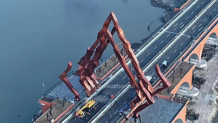 Jembatan Pandansimo Bantul. Foto diunggah Selasa (2/9/2025).