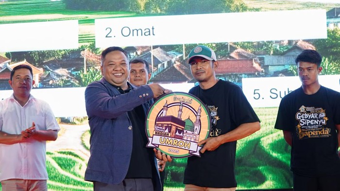 Ketua DPRD Kabupaten Sukabumi Budi Azhar di acara Gebyar Sipenyu