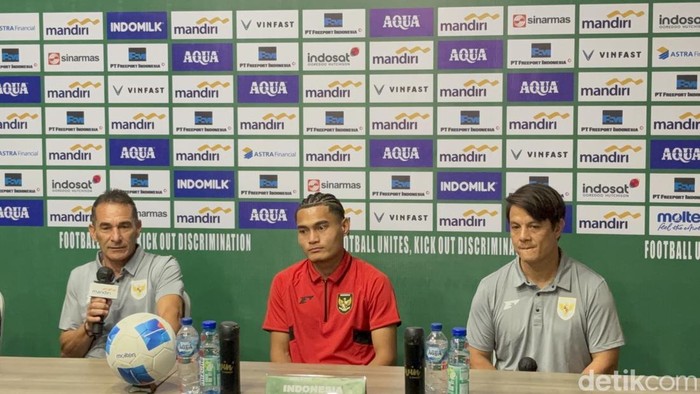 Konferensi pers jelang pertandingan Timnas Indonesa Vs Laos di Kualifikasi Piala Asia U-23