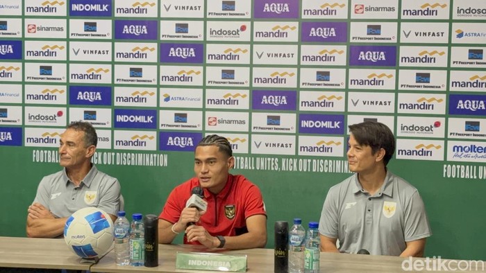 Konferensi pers jelang pertandingan Timnas Indonesa Vs Laos di Kualifikasi Piala Asia U-23