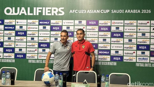 Konferensi pers jelang pertandingan Timnas Indonesa Vs Laos di Kualifikasi Piala Asia U-23 2026