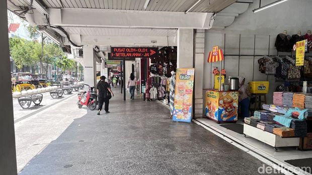 Suasana Malioboro Jogja usai demo di DPRD DIY, Selasa (2/9/2025).