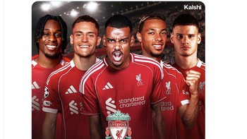 Sekitar 464 juta poundsterling dihabiskan Liverpool musim ini untuk skuad mahal mereka. Foto: X.com