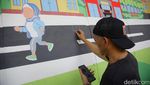 Mural Cerahkan Wajah Flyover Pasar Kebayoran