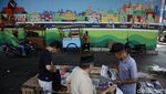 Mural Cerahkan Wajah Flyover Pasar Kebayoran
