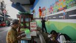 Mural Cerahkan Wajah Flyover Pasar Kebayoran