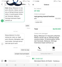 Orderan Makanan Netizen Malaysia