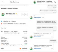 Orderan Makanan Netizen Malaysia