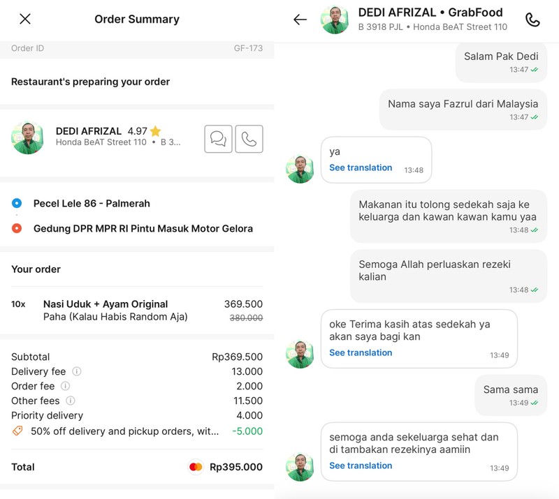 Orderan Makanan Netizen Malaysia