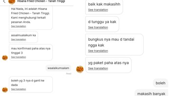 Memesan ayam goreng untuk para driver. Foto: X.com