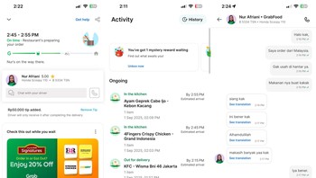 Pesan KFC untuk driver ojol Foto: X.com
