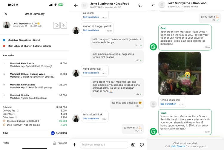 Orderan Makanan Netizen Malaysia