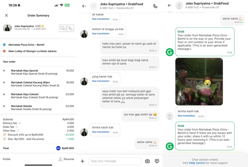 Orderan Makanan Netizen Malaysia