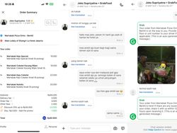 Foto Orderan Makanan Netizen Malaysia untuk Driver Ojol Indonesia