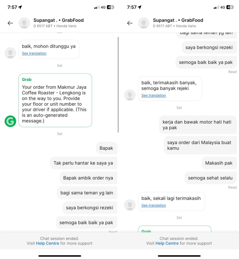 Orderan Makanan Netizen Malaysia