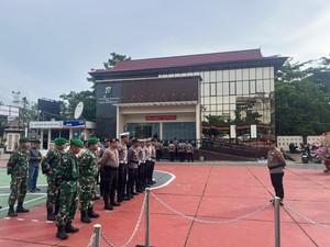 Polisi dan TNI di Inhil Patroli Gabungan Antisipasi Gangguan Kamtibmas
