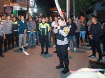 Patroli 150 Personel Gabungan Jaga Kamtibmas di Jombang