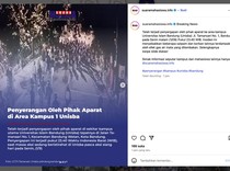 Kericuhan di Tamansari Bandung: Gas Air Mata Menyasar Area Kampus