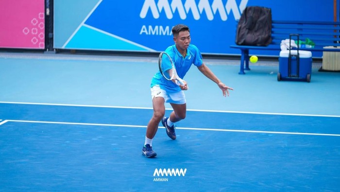 Tegar Abdi tumbang di Babak 32 Besar Amman Mens World Tennis Championship Seri V, Selasa (2/9/2025).
