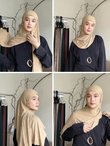 Tutorial hijab pashmina ala Ana Octarina Tutorial hijab pashmina bahan viscose ala Ana Octarina yang bisa kamu ikuti untuk gua sehari-hari.