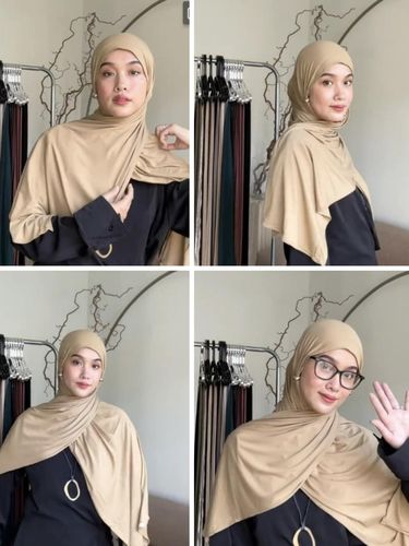 Tutorial hijab pashmina ala Ana Octarina Tutorial hijab pashmina bahan viscose ala Ana Octarina yang bisa kamu ikuti untuk gua sehari-hari.