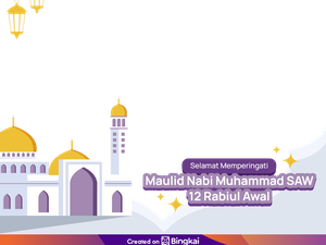 55 Twibbon Maulid Nabi 2025 Terbaru yang Keren dan Kekinian, Download Gratis!