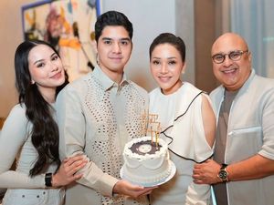 Gaya Kompak Alyssa Daguise & Mertua di Ultah Al, Berbusana Nuansa Earth Tone