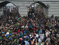 Unjuk Rasa di Lampung Tolak Kebijakan DPR Berjalan Damai