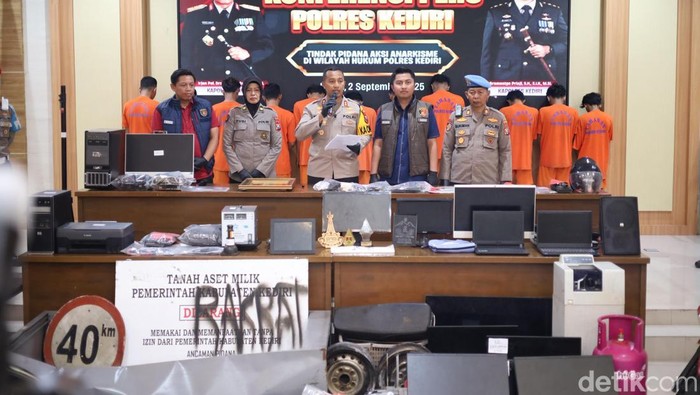 28 tersangka perusuh di Kediri