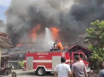Kebakaran Asrama Polri Serpong, Penghuni Mengungsi ke Kantor Kecamatan